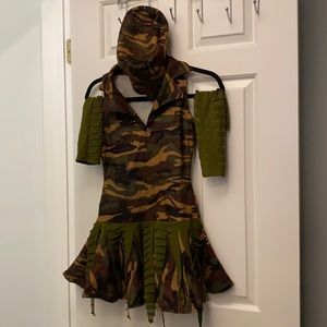 Military Army Girl Halloween costume